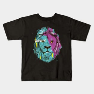 Lion abstract Kids T-Shirt